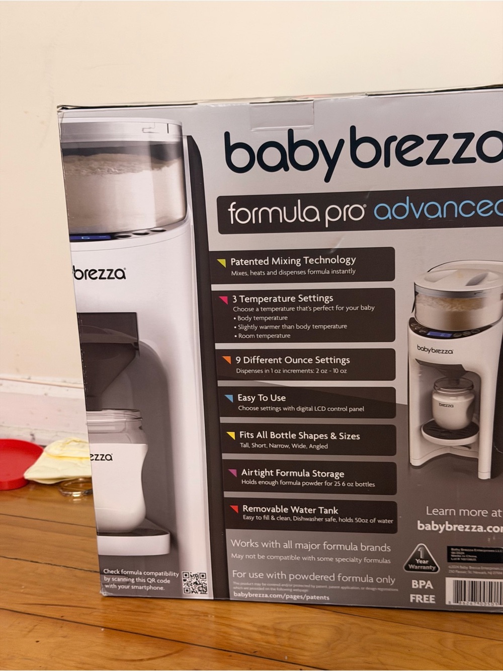 Baby Brezza Formula Pro Advanced - White - Picture 2 of 2